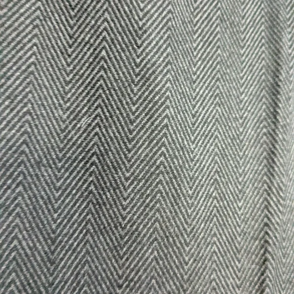 Anthropologie Gray Herringbone Boot Cut Pants Sz 4 - Picture 3 of 14